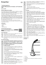 Preview for 1 page of Polarlite 1544293 Operating Instructions Manual