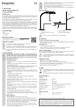 Preview for 3 page of Polarlite 1546854 Operating Instructions