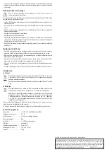 Preview for 8 page of Polarlite 1559289 Operating Instructions Manual