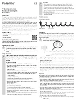 Предварительный просмотр 3 страницы Polarlite 1644173 Operating Instructions Manual