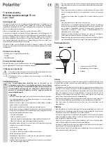 Preview for 7 page of Polarlite 1646407 Operating Instructions Manual