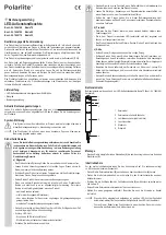 Polarlite Basis70 Operating Instructions Manual preview