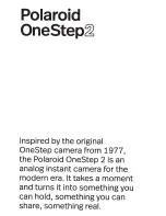 Preview for 3 page of Polaroid Originals OneStep2 User Manual