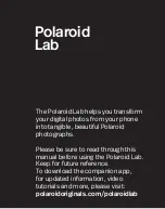 Preview for 5 page of Polaroid Originals Polaroid Lab User Manual