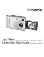 Polaroid 5.1 Megapixels Digital Camera User Manual preview