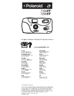 Preview for 1 page of Polaroid 7100FF User Manual