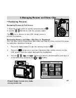 Предварительный просмотр 43 страницы Polaroid a600 User Manual