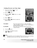 Предварительный просмотр 48 страницы Polaroid a600 User Manual