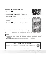 Preview for 52 page of Polaroid a801 User Manual