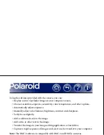 Preview for 11 page of Polaroid DCM 2 Online Online User'S Manual