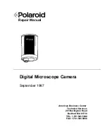 Polaroid Digital Microscope Camera Repair Manual preview