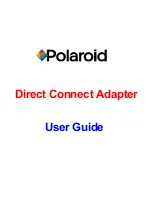 Polaroid Direct Connect Adapter User Manual preview