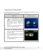 Preview for 31 page of Polaroid DVG-1080P - High-Definition Digital Video Camera User Manual