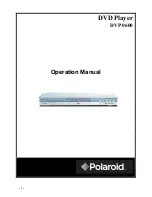 Polaroid DVP-0600 Operation Manual preview