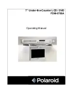 Polaroid FDM-0700A Operating Manual preview