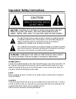 Preview for 3 page of Polaroid FDM-0700A Operating Manual