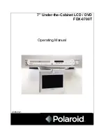 Polaroid FDX-0700T Operating Manual предпросмотр