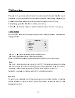 Preview for 21 page of Polaroid FDX-0700T Operating Manual