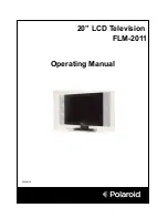 Предварительный просмотр 1 страницы Polaroid FLM 2011 - LCD Tv Operating Manual