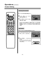 Предварительный просмотр 19 страницы Polaroid FLM 2011 - LCD Tv Operating Manual