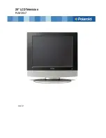 Preview for 1 page of Polaroid FLM-2017 - 20" LCD TV User Manual