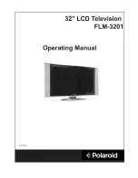 Preview for 1 page of Polaroid FLM-2601 - Widescreen LCD HDtv Monitor Operating Manual