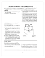 Preview for 2 page of Polaroid FLM-2632 - 26" LCD TV Service Manual