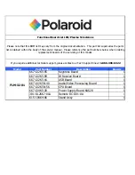 Preview for 2 page of Polaroid FLM-3201 - 32" LCD TV Service Manual