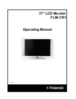 Preview for 1 page of Polaroid FLM-3701 Operating Manual