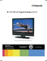 Polaroid HD-Ready Widescreen LCD TV User Manual preview