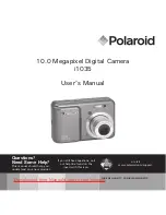 Polaroid I1035 - Digital Camera - Compact User Manual preview