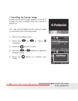 Preview for 24 page of Polaroid I1035 - Digital Camera - Compact User Manual