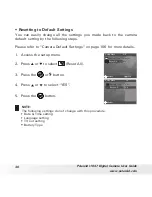 Preview for 30 page of Polaroid I1037 - Digital Camera - Compact User Manual