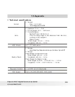 Preview for 103 page of Polaroid I1037 - Digital Camera - Compact User Manual