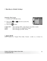 Preview for 75 page of Polaroid i531 - Digital Camera - Compact User Manual