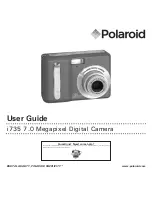 Polaroid i735 - Digital Camera - Compact User Manual preview