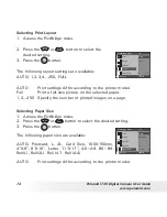 Preview for 74 page of Polaroid i735 - Digital Camera - Compact User Manual