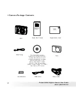 Предварительный просмотр 8 страницы Polaroid I832 - Digital Camera - 8.0 Megapixel User Manual