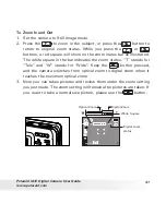 Предварительный просмотр 41 страницы Polaroid I832 - Digital Camera - 8.0 Megapixel User Manual