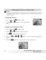 Предварительный просмотр 54 страницы Polaroid I832 - Digital Camera - 8.0 Megapixel User Manual