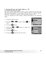 Предварительный просмотр 67 страницы Polaroid I832 - Digital Camera - 8.0 Megapixel User Manual