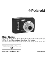 Preview for 1 page of Polaroid I834 User Manual