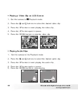 Preview for 66 page of Polaroid I834 User Manual