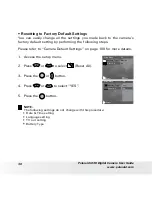 Preview for 30 page of Polaroid I836 - Digital Camera - Compact User Manual