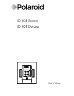 Polaroid ID-104 Deluxe User Manual preview