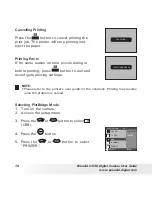 Предварительный просмотр 70 страницы Polaroid m536 User Manual