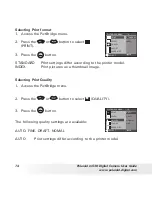 Предварительный просмотр 74 страницы Polaroid m536 User Manual