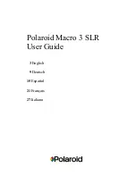 Polaroid Macro 3 SLR User Manual preview