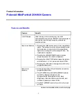 Preview for 7 page of Polaroid Miniportrait 204 User Manual