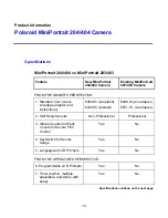 Preview for 10 page of Polaroid Miniportrait 204 User Manual